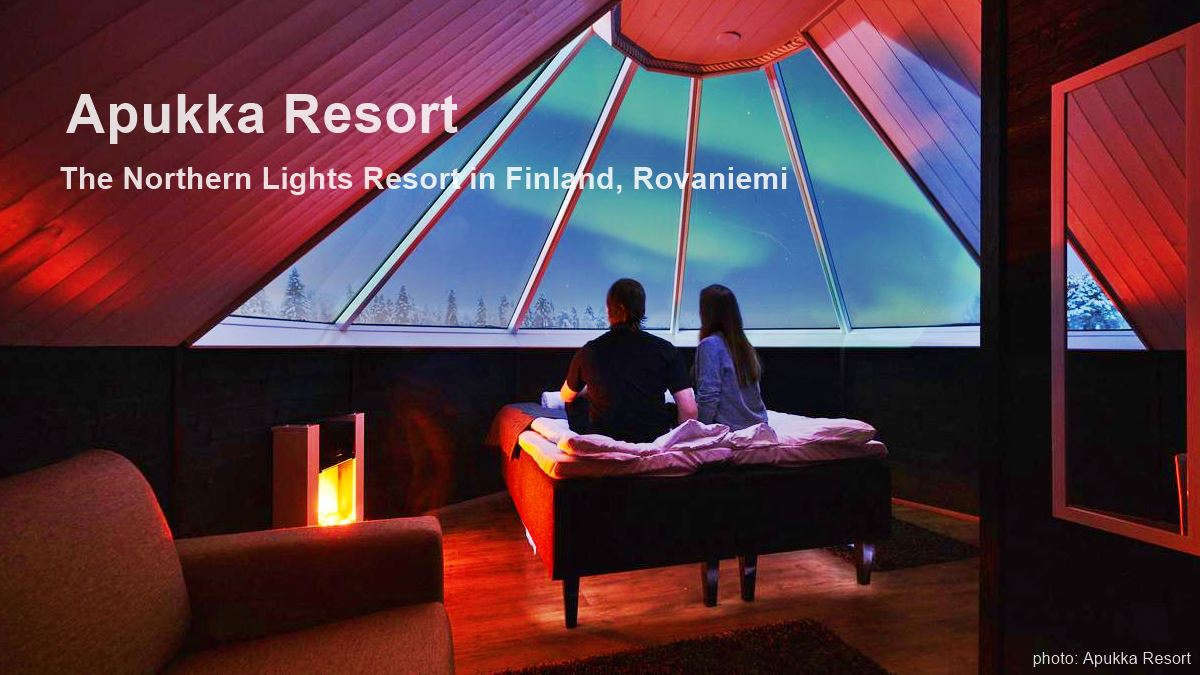 Apukka Resort - The Northern Lights Resort In Finland | Glass-Igloos.com